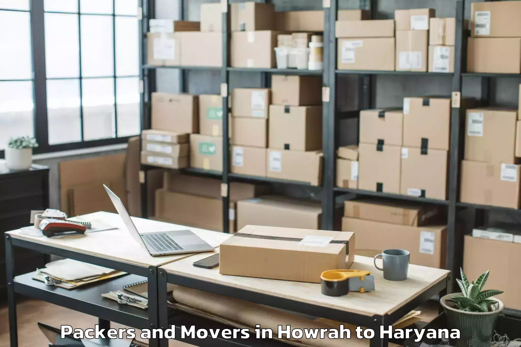 Hassle-Free Howrah to Rohtak Packers And Movers